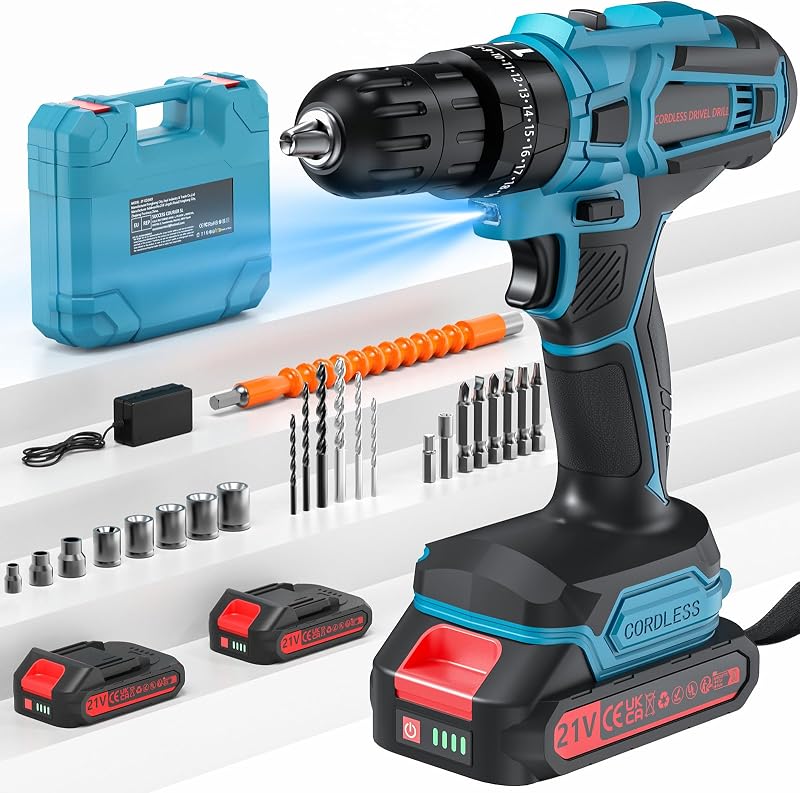 WERKMUT Cordless Drill 21V Set